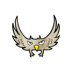 cartoon flying bird