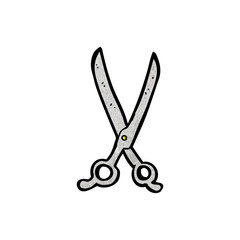 cartoon scissors