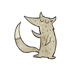 cartoon wolf