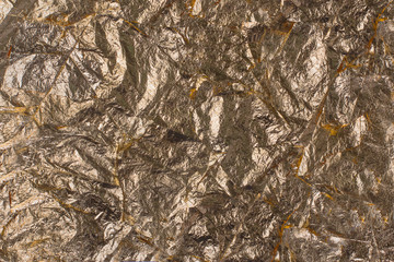 gold foil shiny metal surface