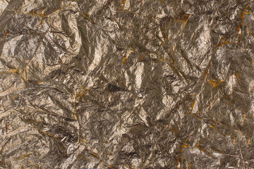 gold foil shiny metal surface