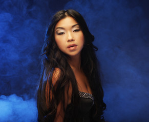 Beautiful young asian model. 