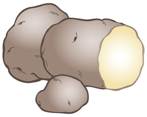 Organic Potatoes for cooking various dishes