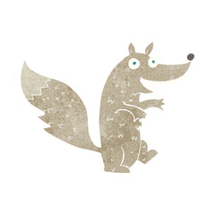 cartoon wolf