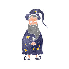 cartoon wizard
