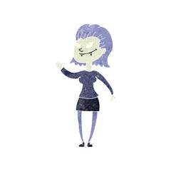cartoon vampire girl