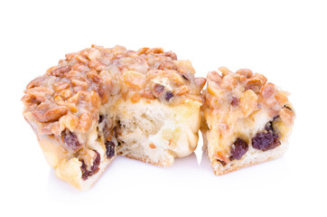 scotch butter on white background