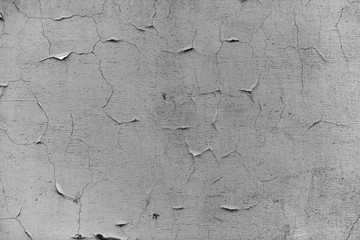 Wall fragment with attritions and cracks
