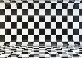 Fototapeta premium checker board room