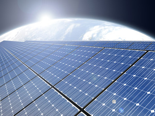ソーラーパネルと宇宙