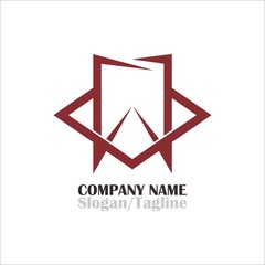 Fototapeta premium Dental Dentist Dentistry Logo Icon 