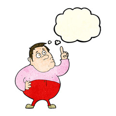 cartoon man asking question with thought bubble