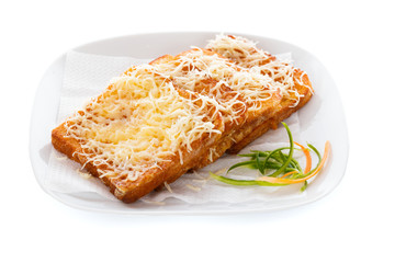 Hungarian Toast - Egg coated bread slice