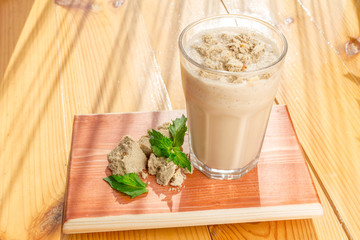 Glass of coffee cocktail