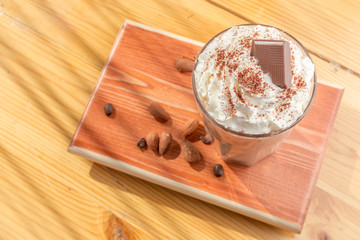 Glass of coffee cocktail