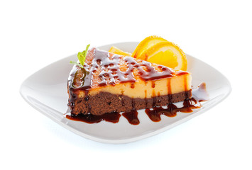 Cheescake brownie dessert