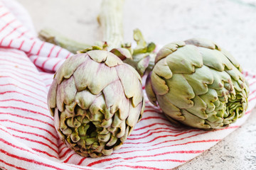 Fototapeta premium fresh artichokes