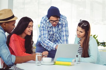 Young creative team having a meeting