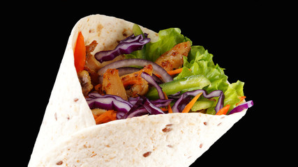 Курица в лаваше 