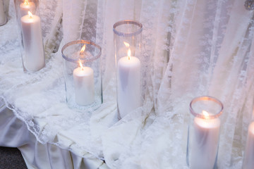  candles from a traditional wedding