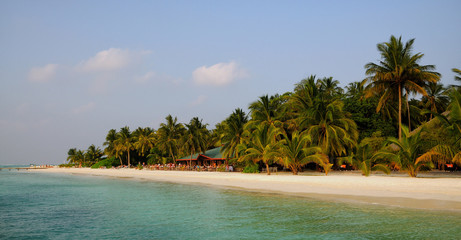Beautiful Beach und meeru island maldives