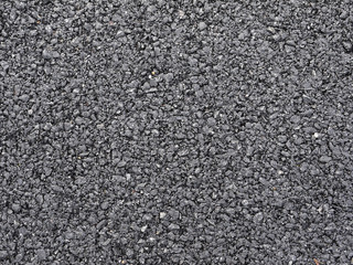 Hot fresh asphalt texture