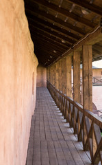 Walkway Along Fort Wall wood walkway