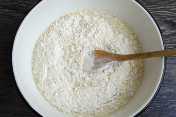 Kneading dough