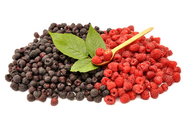 Mix of raspberry and blackberry