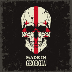 Skull color of the flag