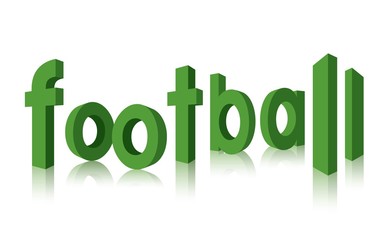 ootball print with black and white balls and word