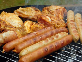 Grillen im Garten