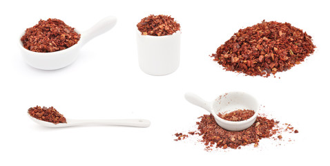 Paprika spice, dried and chopped