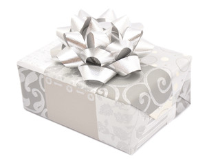 Silver gift box