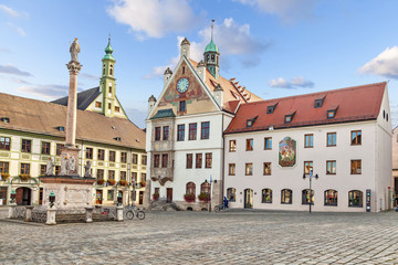 Building of Town Hall in Freising, Germany