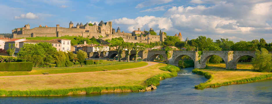 Sunset in Carcassonne