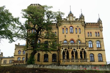 Fototapeta na wymiar Palace of Lithuanian Architects Union in Vilnius city