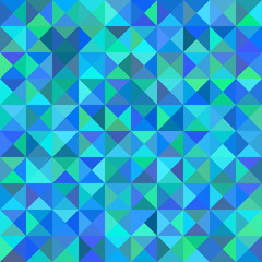 Fototapeta premium Abstract blue vibrant triangular backgrounds. Abstract multicolored triangular background or pattern. Modern texture. For web and print