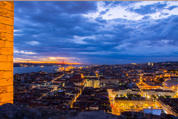 Panorama of lisbon , Lisboa Portogallo