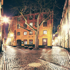 The little square somewhere in Gamla Stan, Stockholm.
