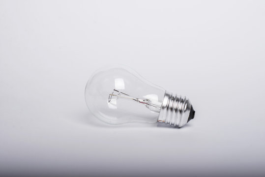 Light bulb isolated on white