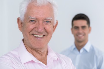 Smiling senior man