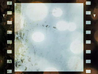 Naklejka premium grunge film strip background