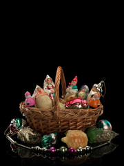 Christmas-tree decorations from glass