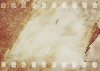 Naklejka premium grunge film strip background