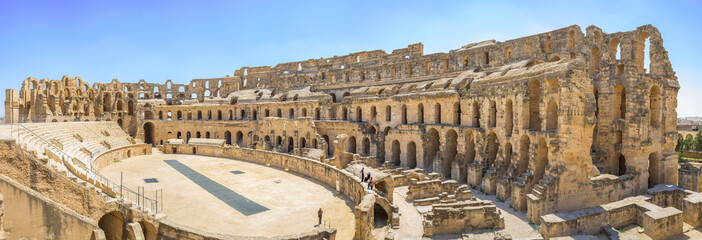 Panorama of arena