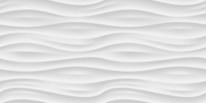 White wavy panel seamless texture background. © Ron Dale