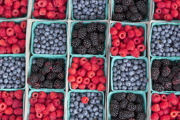 Strawberries Blueberries Blackberries