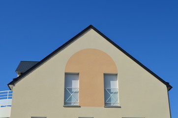 Façade de maison.