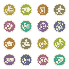 Insurance icons